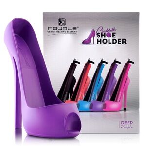 Cinderella Shoe Hair Tools Holder - Purple
